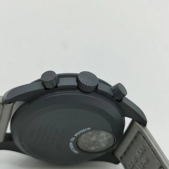 Omega x Swatch Watch 42mm Men's Grays 350-052325 - Picture 6 of 9